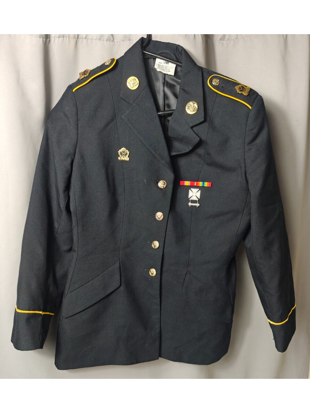 US Army ASU Dress Uniform Coat Women 12WR Jacket